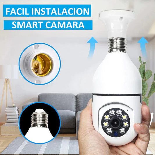 Cámara Inteligente Foco 360° Wi- fi Full HD